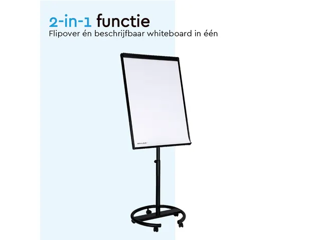 BRASQ Flipover Mobiel Deluxe 70x100cm Magnetisch Zwart met accessoires