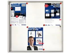 Infovitrine 6xa4 Whiteboard Voor Binnen Frame Deur Acrylglas