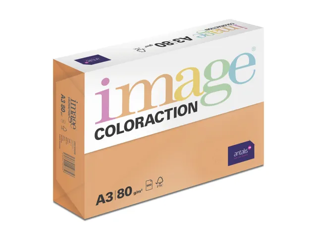 Papier copieur Amsterdam Orange vif A3 80g 500 feuilles