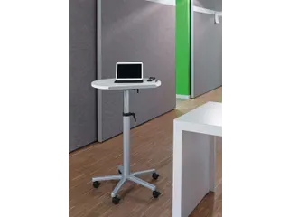 Ergonomische zit/sta werktafel melamine Wit - 3