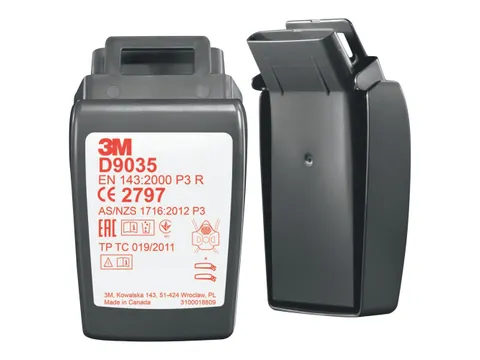 3M Secure Click Stoffilter D9035, P3 R, met kunststof omhulsel