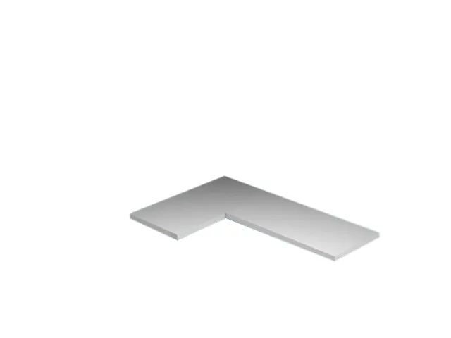 legbord,v. magazijnstelling,BxD 1000x500mm,vakl. 125kg,staal,RAL7035