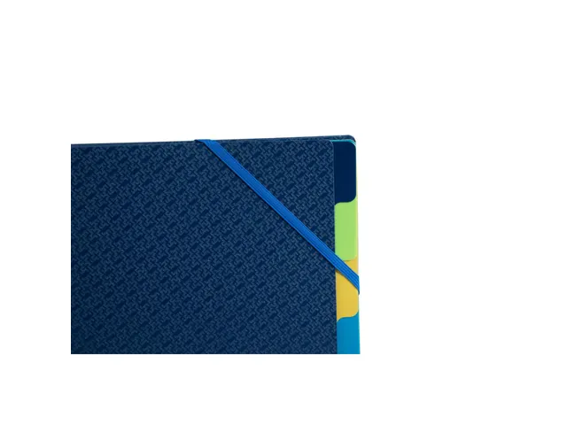 Sorteermap PP FOREVER 8 vak blauw