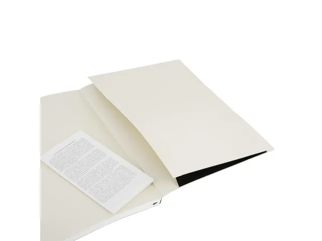 Notitieboek Moleskine XL 190x250mm lijn soft cover zwart