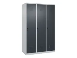 locker,HxBxD 1850x1200x500mm,3vak,vak B 400mm,draaigrendel