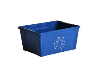 Papier inzamelbox Blauw - 1