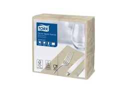 Tork 477352 Dinnerservet 39x39cm 2-laags 1/8 vouw 12x150st Natural