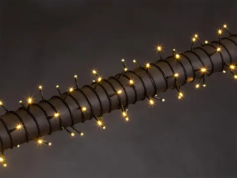 Stella LED - 8m - 120 Leds - Warmwit - Groene Kabel - 24 V