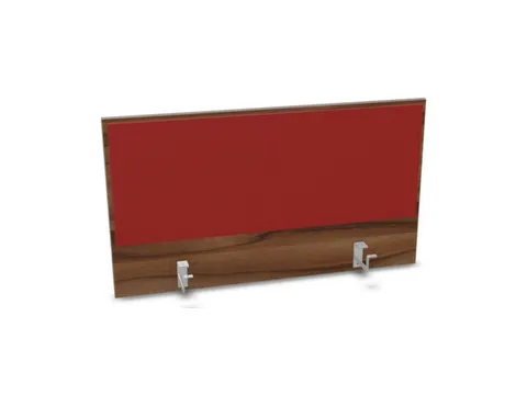 opzetpaneel bureau aanbouw achter NP-tiepolo nut BN4011-rood 1000mm
