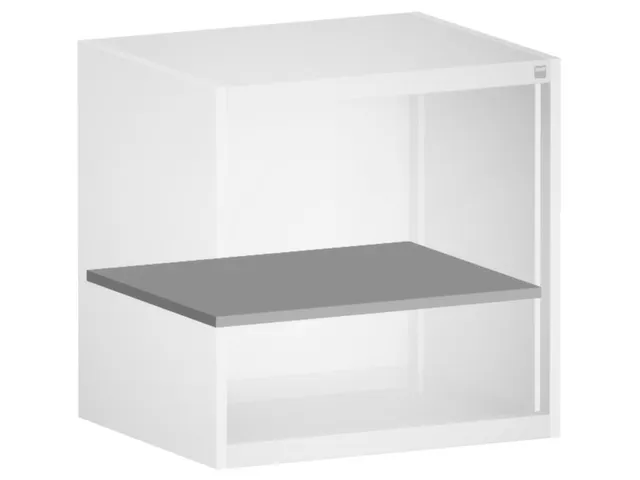 tablette en acier p. armoire modulaire HxlxP 25x800x650mm force 100kg