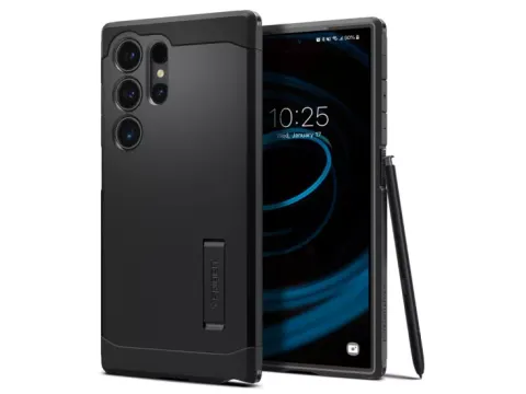 Spigen Tough Armor Galaxy S24 Ultra hoesje zwart