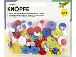 Knopen Folia 100 gram assorti