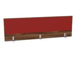 opzetpaneel bureau aanbouw achter NP-tiepolo nut BN4011-rood 1800mm