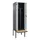 PBM-locker met bank,HxBxD 2120x600x815mm,2vak,vak B 300mm,draaigrendel