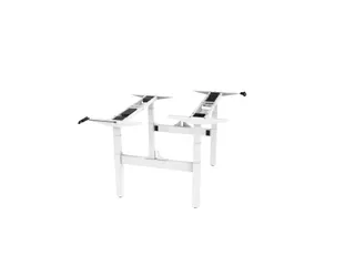 Elektrisch Verstelbaar Zit-Sta Frame Duo Bureau Wit 180Cm - 1
