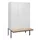 locker met bank,HxBxD 1950x1200x815mm,3vak,vak B 400mm,cil.-slot