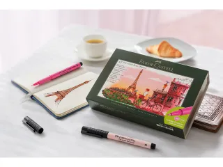 Tekenstift Faber-Castell Pitt Artist Pen Brush set 12 stuks Paris - 7