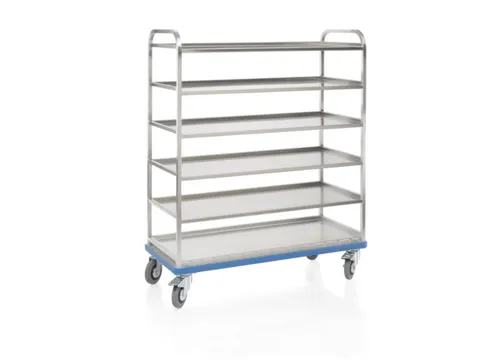 etagewagen,draagverm. 300kg,6etage(s),laadvl. LxB 1290x520mm,glad