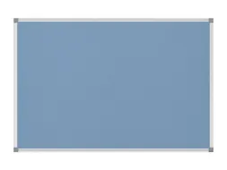 Prikbord MAULstandaard 90x120cm Textiel Lichtblauw
