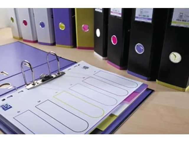 Elba Tabbladen Mycolour A4 6-Delig 11-Gaats Assorti Kleuren