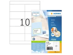 Etiket HERMA 4281 105x50.8mm premium wit 1000stuks
