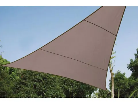Zonnezeil Driehoek 3.6x3.6x3.6m Taupe