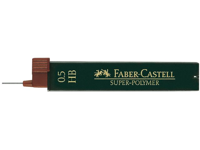 Potloodstift Faber-Castell 0.5mm HB 12stuks | FaberCastellShop.nl