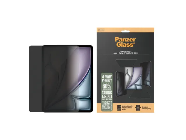 PanzerGlass 4-Way Privacy Screen Protector iPad Air 13 inch (2024-2