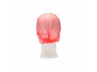 PP non woven haarnet Rood 49cm Clip Cap maat M 1000 Stuks - 3