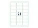 Verwijderbare Etiketten 63.5x38.1 mm Wit Doos a 1000 Vel 42005