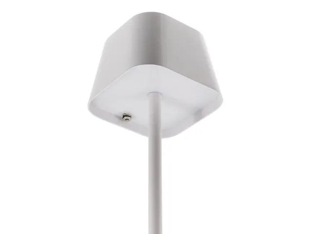 Securit Tafellamp Georgina LED Wit oplaadbaar USB dimbaar