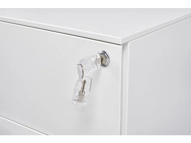 Ladeblok 3 gelijke lades wit