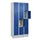 lockerkast,HxBxD 1950x900x500mm,3x4vakken,vak B 300mm,cil.-slot,sokkel