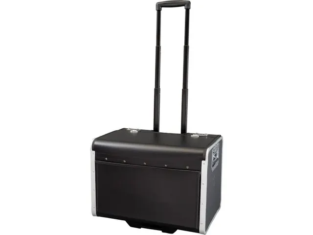 Valise pilote trolley Alassio Parma imitation cuir Noir