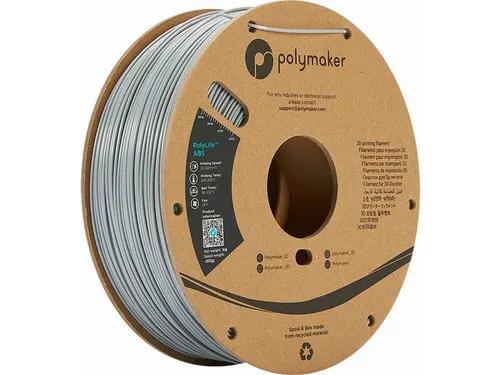 Polymaker PolyLite ABS filament 1,75 mm Grijs 1kg