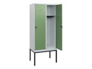 locker,HxBxD 1950x800x500mm,2vak,vak B 400mm,draaigrendel - 2