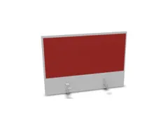 opzetpaneel,v. bureau,aanbouw achter,B 800mm,MP-lichtgrijs,BN4011-rood