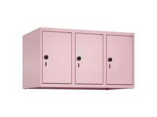 opzetkast,v. locker,3vak.,vak B 300mm,HxBxD 500x900x500mm,draaigrendel - 2