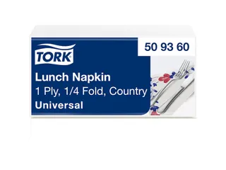 Tork 509360 Lunchservet Country 32,8x32,5cm - 1