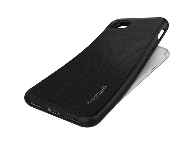Spigen Case 042CS20511 iPhone SE 2020/8/7 Liquid Air Armor zwart