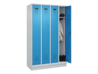 locker,HxBxD 1950x1200x500mm,4vak,vak B 300mm,cil.-slot,sokkel - 1