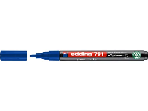 Paintmarker edding 791 PCR op alcoholbasis 1-2mm blauw