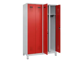 locker voor scheiding van kleding,HxBxD 1950x1200x500mm,4vak - 1