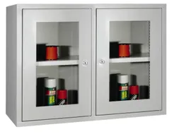 Hangkast HxBxD 600x800x300mm Achterwand Glad Ral7035