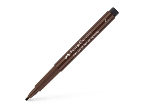Kalligrafiepen Faber-Castell Pitt C 175 donker sepia