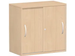 schuifdeurkast,HxBxD 798x800x425mm,1xhouten vloer,2ordnerhoogte