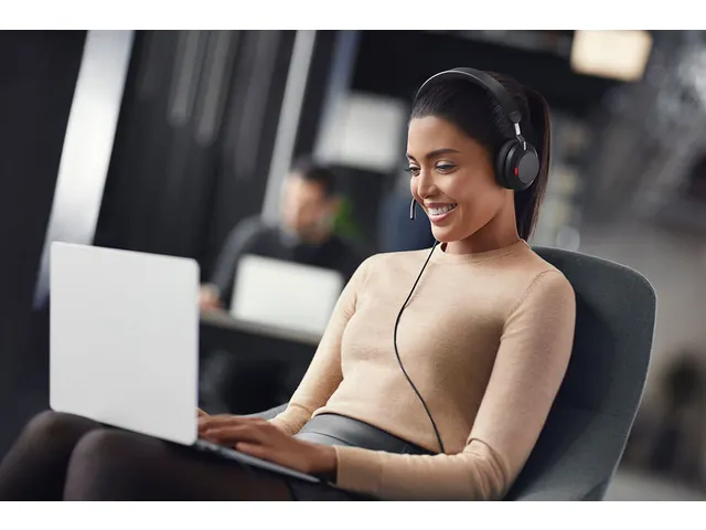 Jabra Evolve2 40 SE Headset Bedraad USB Type-C / USB Type-A Zwart