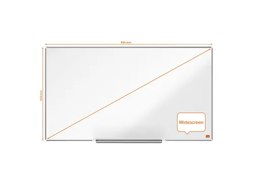 Whiteboard Nobo Impression Pro Widescreen 50x89cm staal