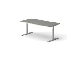 Elektrisch ihv bureau HxBxD 640-1300x1800x900mm blad grijs
