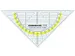 Geodriehoek Rumold 1026 160mm transparant
